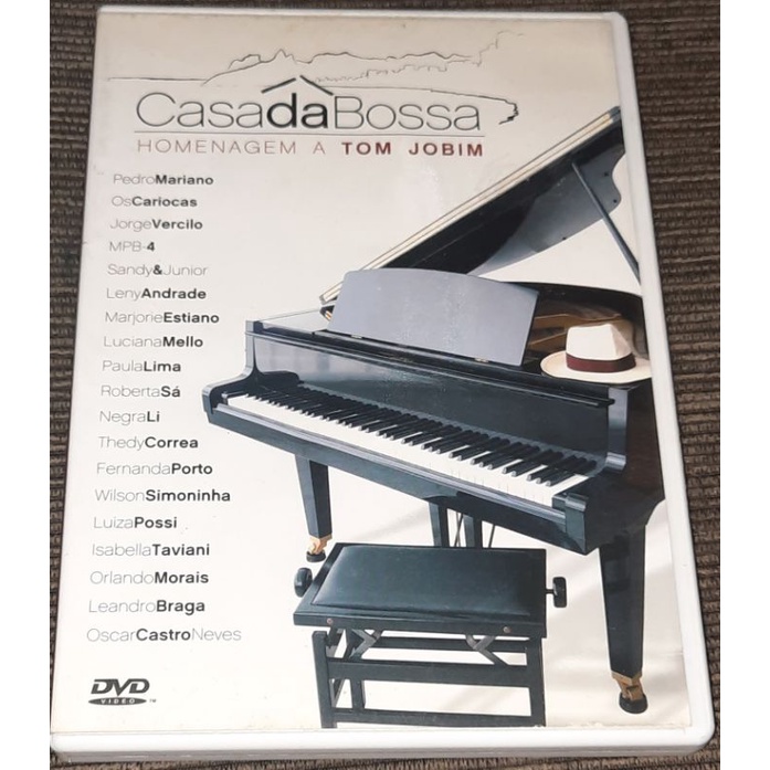 Dvd casa da bossa homenagem a tom jobim original 531