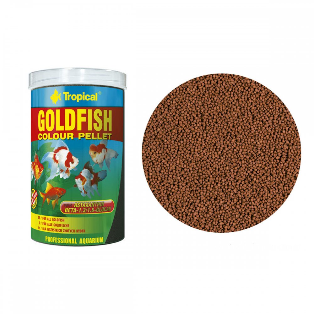 TROPICAL GOLDFISH COLOR PELLET 90G - UN