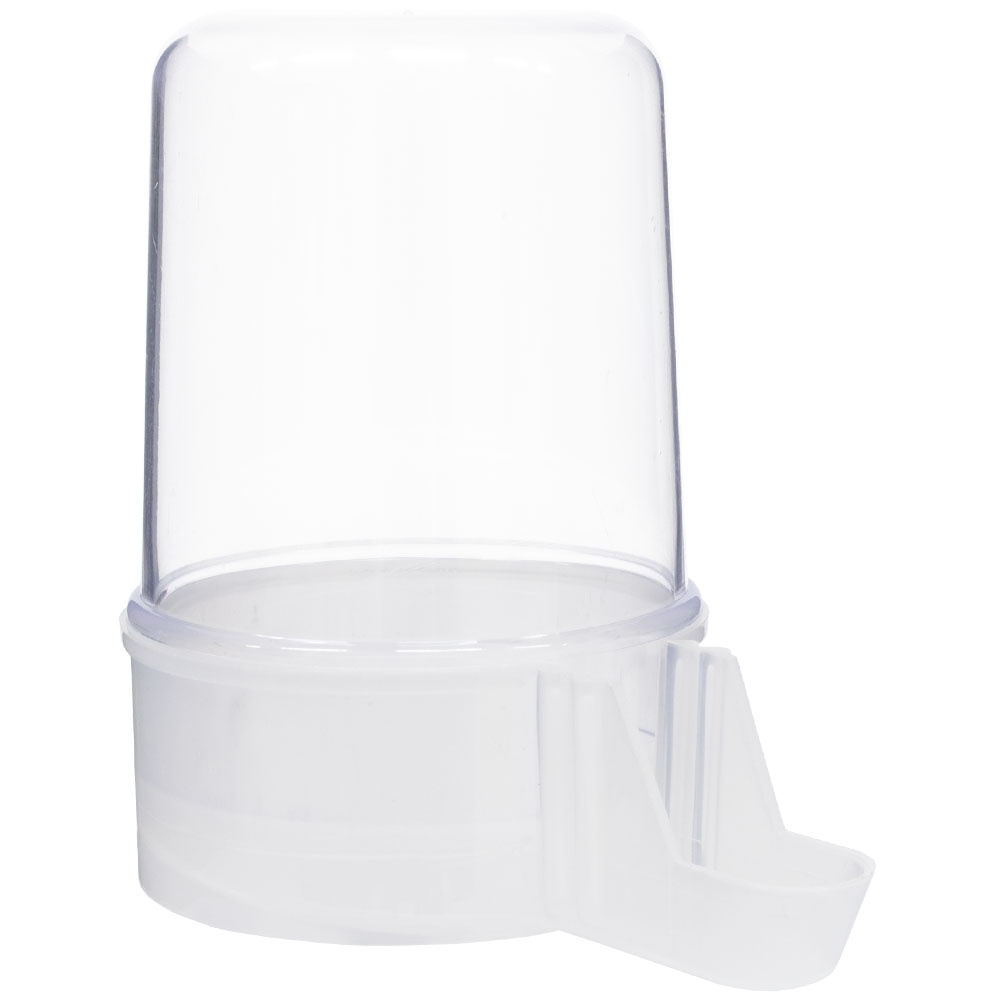 Bebedouro 300ml Cristal Pássaros Calopsita Rosela Ring Neck Pixarro Trinca Ferro Gaiola Malha Larga