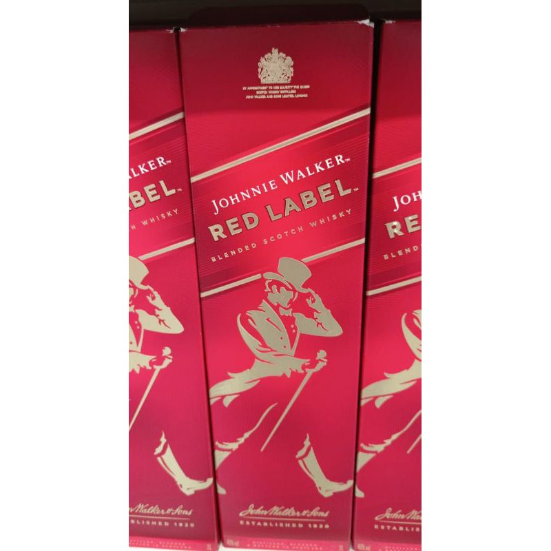 Whisky Red Label 1 LITRO | Shopee Brasil