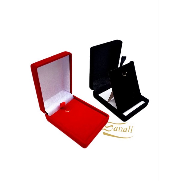 Caixinha Estojo Veludo para Brinco, Corrente e Pingente (F1EP) 1 unidade em Oferta na Shopee