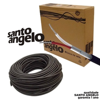 Cabo Para Microfone Balanceado 2x0,30mm² Santo Angelo X30 - 100 Metros