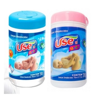 Lenço Umedecidos Use It Com 70 Unids em Oferta na Shopee