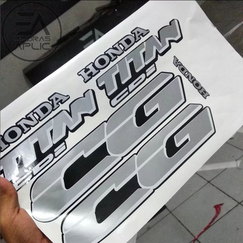 Kit ADESIVOS Cg Titan 125 1999 honda personalizado c02