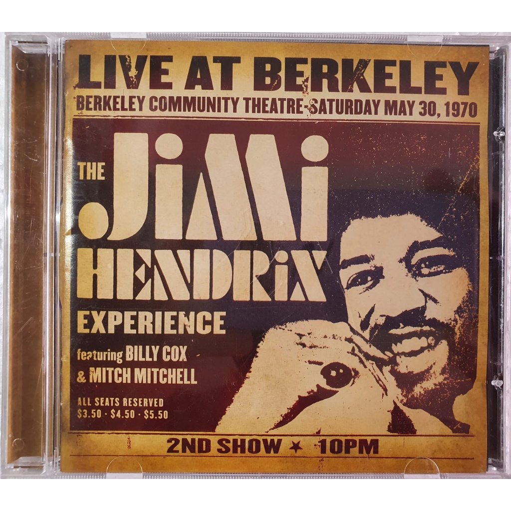 Cd - The Jimi Hendrix Experience - Live At Berkeley
