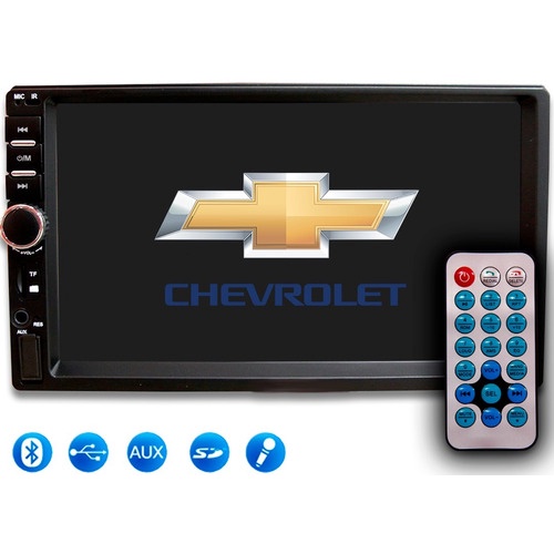 Multimidia 2din Bt+usb Tela 7' Espelhamento Logo Chevrolet em Oferta na Shopee