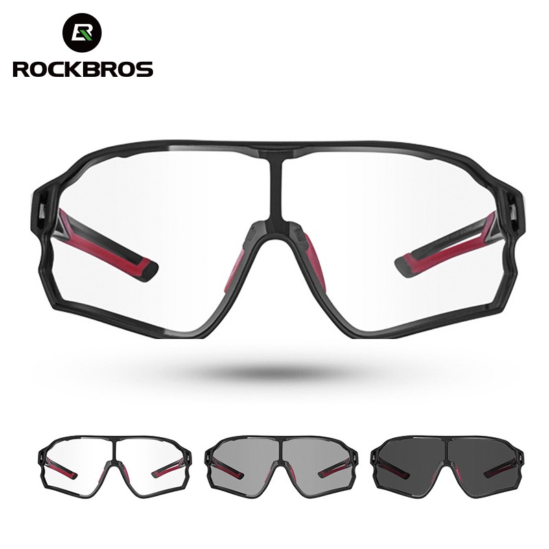 ROCKBROS Óculos De Sol Ciclismo Fotocromático Bicicleta De Estrada UV400 MTB Mountain Bike em Oferta na Shopee