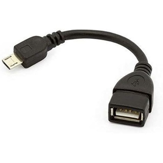 Cabo usb otg para v8 micro usb femea