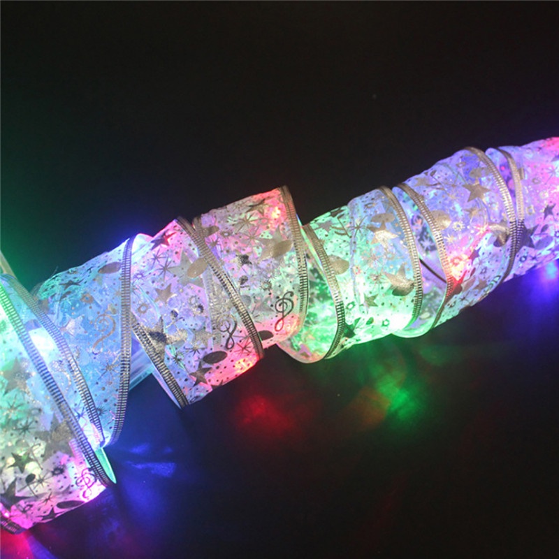 4m 40 LED Cordão De Luzes De LED Bronzing Com Fita Dupla Decorativa Para  Decoração De Árvore De Natal/Pisca Pisca De Natal/Presente | Shopee Brasil