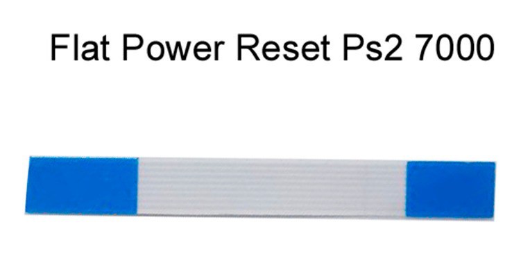 Cabo Flat Flex Power para Placa Power Reset Ps2 7000 Playstation 2