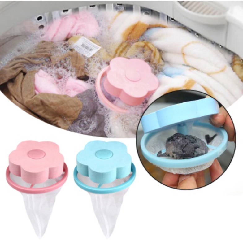 Coletor De Pelos Fiapo Saco De Filtro Flutuante Reutilizável Máquina De Lavar Roupa Lavadora