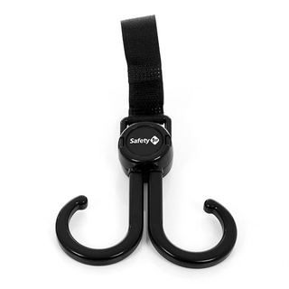 Gancho Duplo Preto Até 3 Kg Para Carrinho - Safety 1st