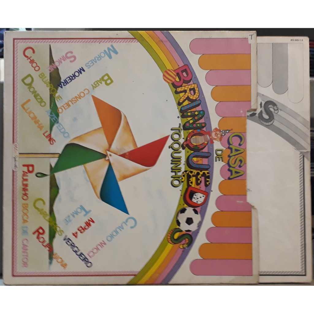 LP Disco De Vinil Toquinho - Casa De Brinquedos - Com Encarte LP Ótimo Capa Muito Boa Ler Descrição