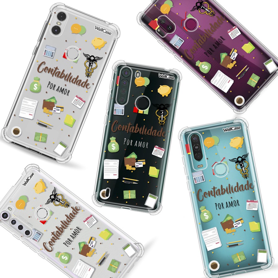 Capinha de Celular Cp22 Profissão Contabilidade Para Moto G9 G10 G22 G30 G31 G41 G52 G60 G62 G71 G75 G100 G200 Edge