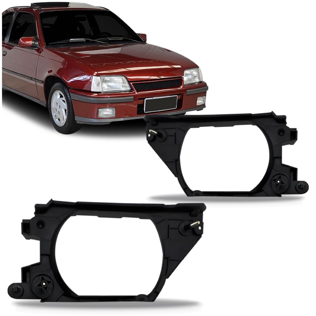 Par Carcaça Farol Kadett Ipanema 1989 90 a 1998 Com Parafuso em Oferta na Shopee