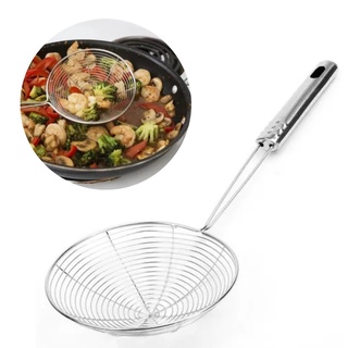 Escumadeira Fritura Aço Inox Batata Pastel Salgadinho Resistente 13cm