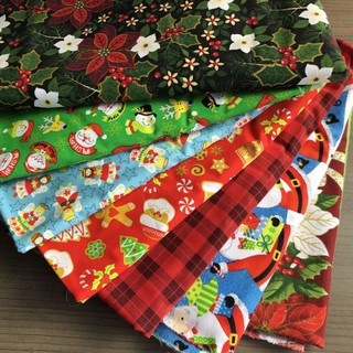 Tecido de Natal | Tricoline 100% Algodão (40x75cm) - Estampas 2024