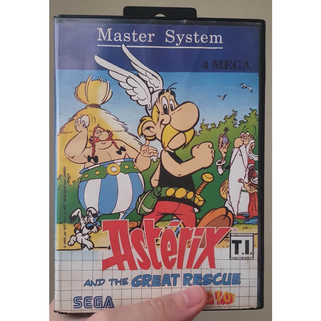 Asterix And The Great Rescue Sur Sega Master System (Jeu, Cartouche Seulement) - Bon état