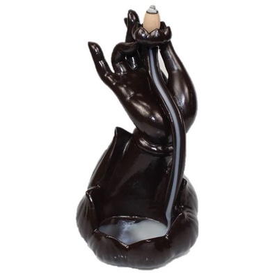 Imagem Porta Incenso Cascata De Fumaça Mãotarjani Mudra 10 Backflow