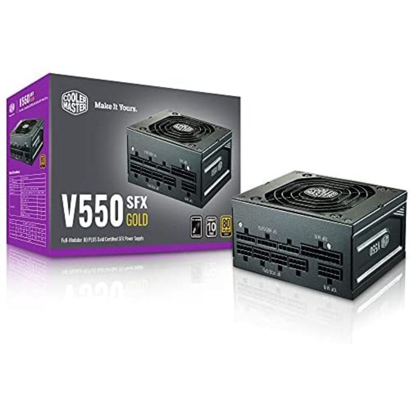 Fonte Cooler Master V Sfx Gold W Modular Sem Cabo De For A