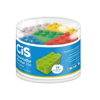 Apontador Encaixe Cis Lego Kit C/18