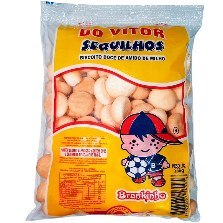 Biscoito Doce Sequilhos 256g - Brankinho