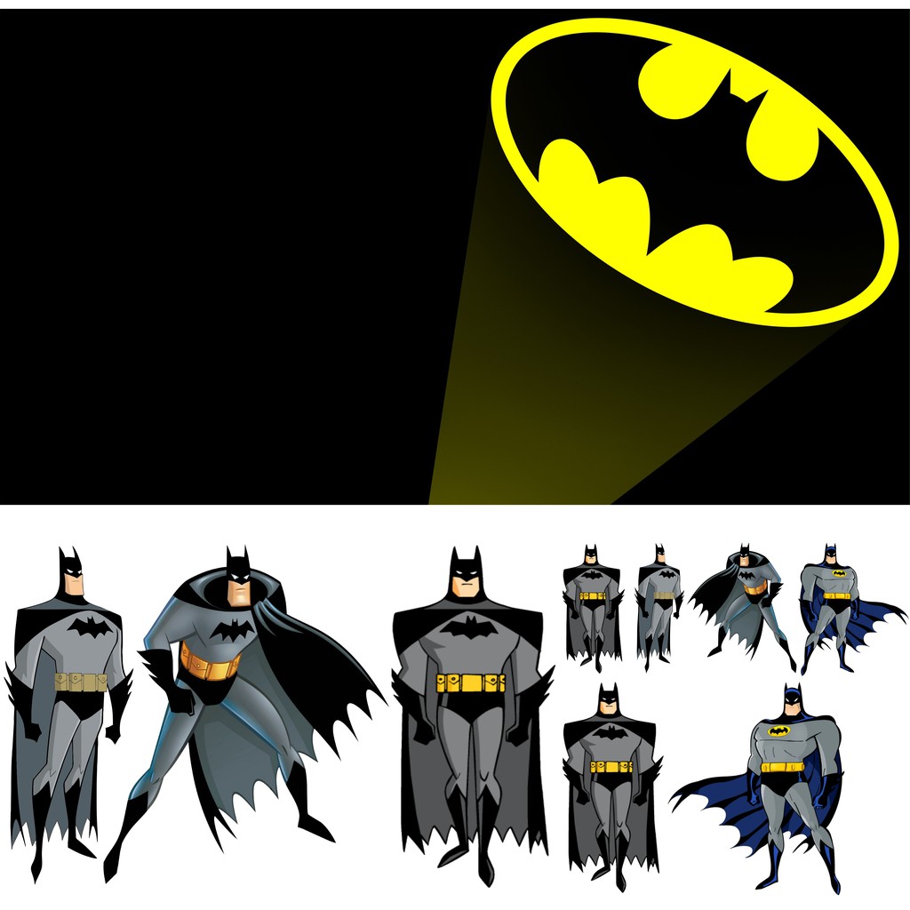 Kit Display + Painel Festa Infantil Batman (Preto/Cinza)