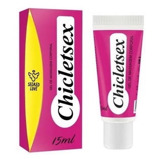 Gel beijável vibra e esfria unissex sexo oral Chicletsex 15ml morango Envio Discreto