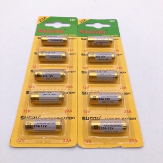 Cartela Pilha Bateria alkaline 23A/27A 12v Alarme Portão C/ 5 Unidades
