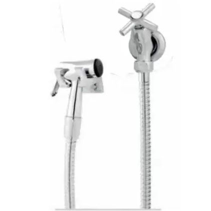 Ducha Higiênica Banheiro Completa com Engate 120 cm Gatilho Metal 1/4 Volta C-31
