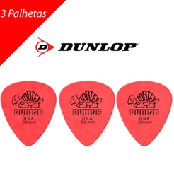 Kit com 3 Palhetas 0.50mm Vermelha Tortex Dunlop 418R.50 Cod. 1341