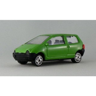 miniatura carrinho Renault Twingo verde da Guisval tamanho hot wheels