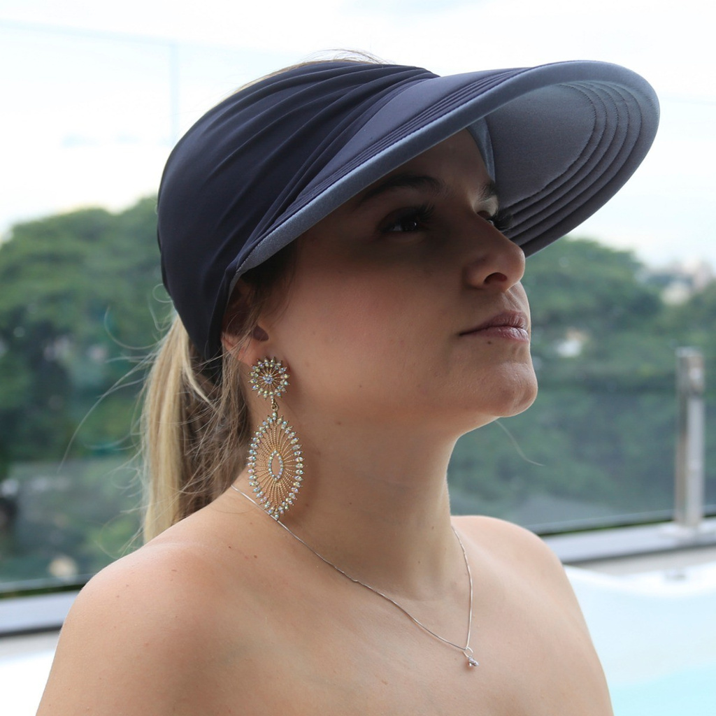 Viseira Bandana Turbante Dupla Face Proteção Solar Uv50+  REF:0477