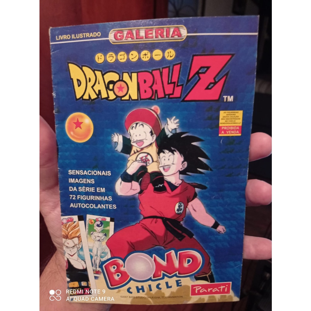 Dragon Ball Z - Livro Ilustrado Álbum Figurinhas Bond Chicle