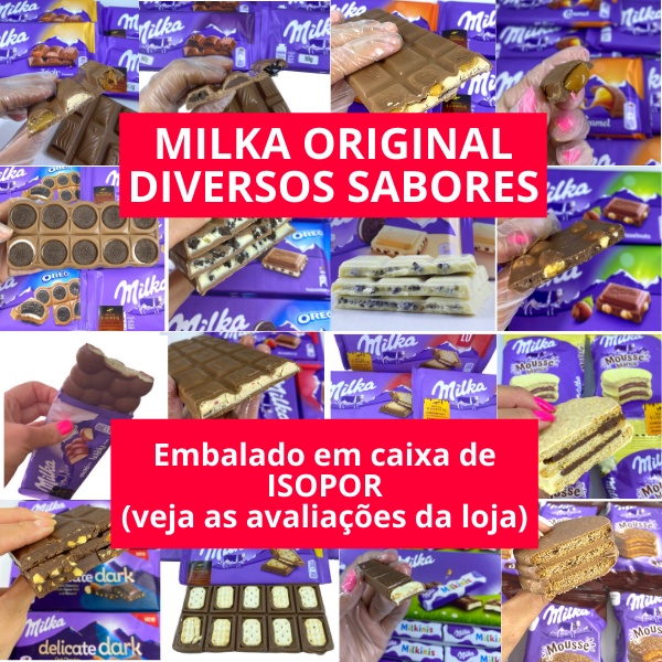 Chocolate Milka Original - Embalado em caixa de isopor - Veja as avaliações da loja