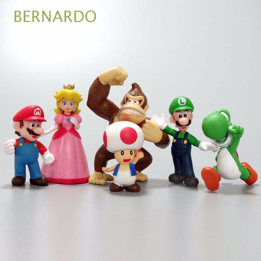 Pelúcia Personagens Turma do Mario Bros Video Game Bonecos Luigi Koopa  Cogumelo Toad Yoshi