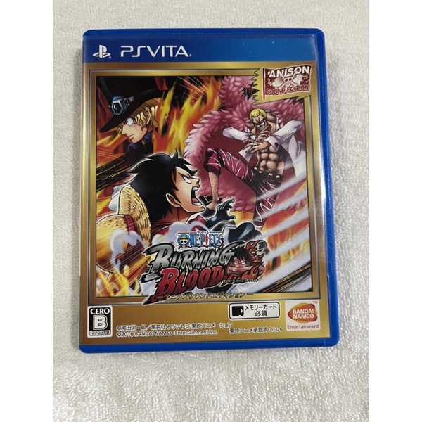 Ps Vita one Piece Burning Blood original Japan region free