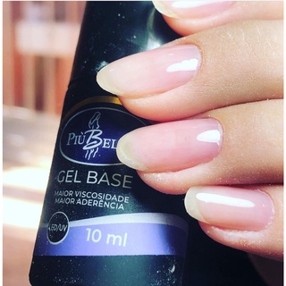 Capa Base Gel Base Piubella Para Blindagem De Unhas Led Uv - Lançamento