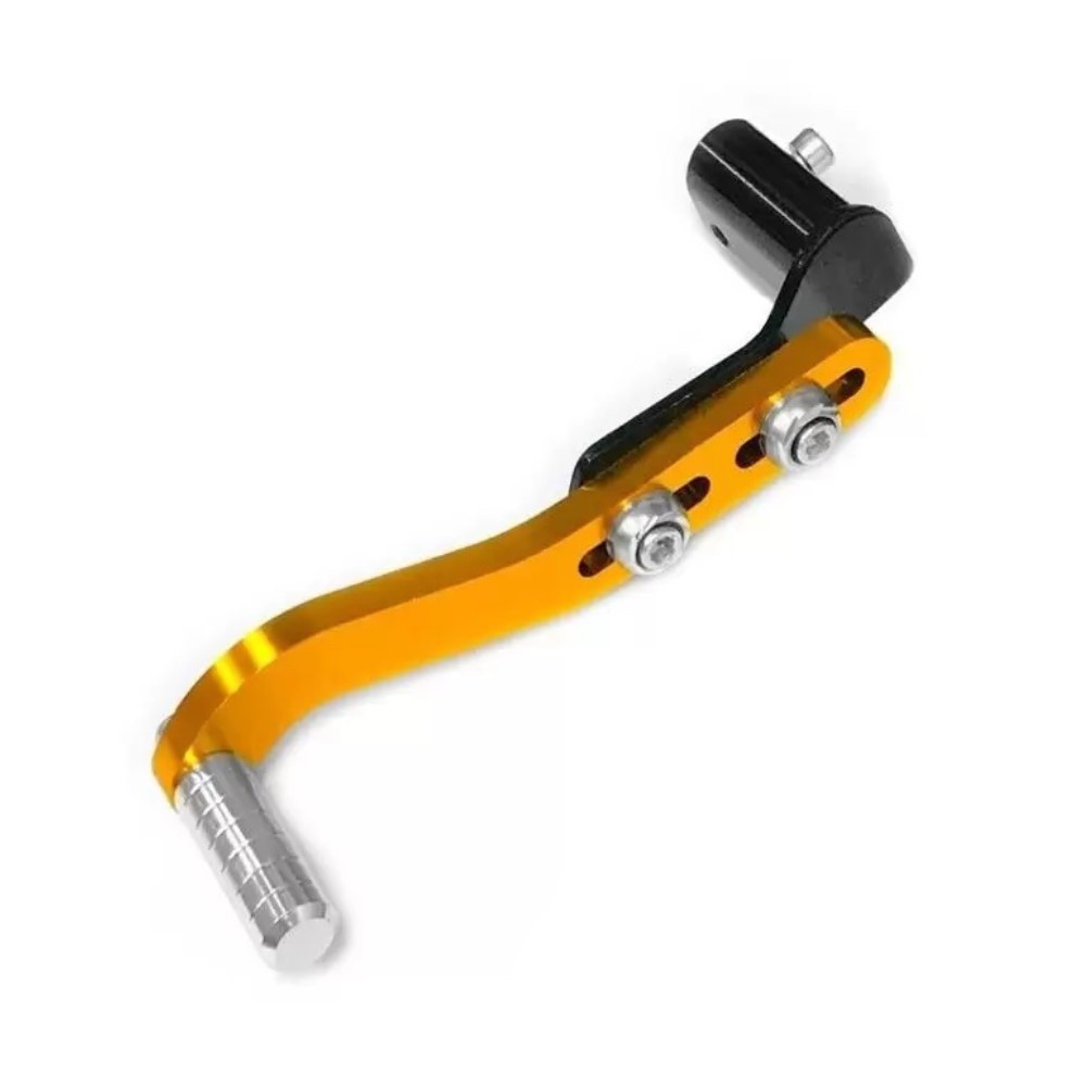 Pedal Cambio Trocador Marcha Esportivo KGA Dourado Esc 17054