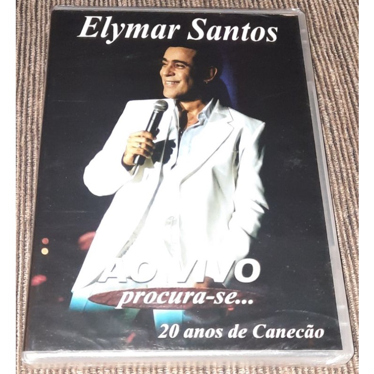 DVD Elymar Santos ao vivo procura-se original lacrado ref 131