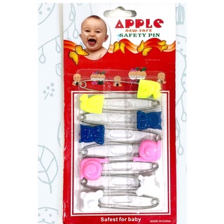 Alfinete Para Fralda Kit Com - 8 Alfinetes de 6cm