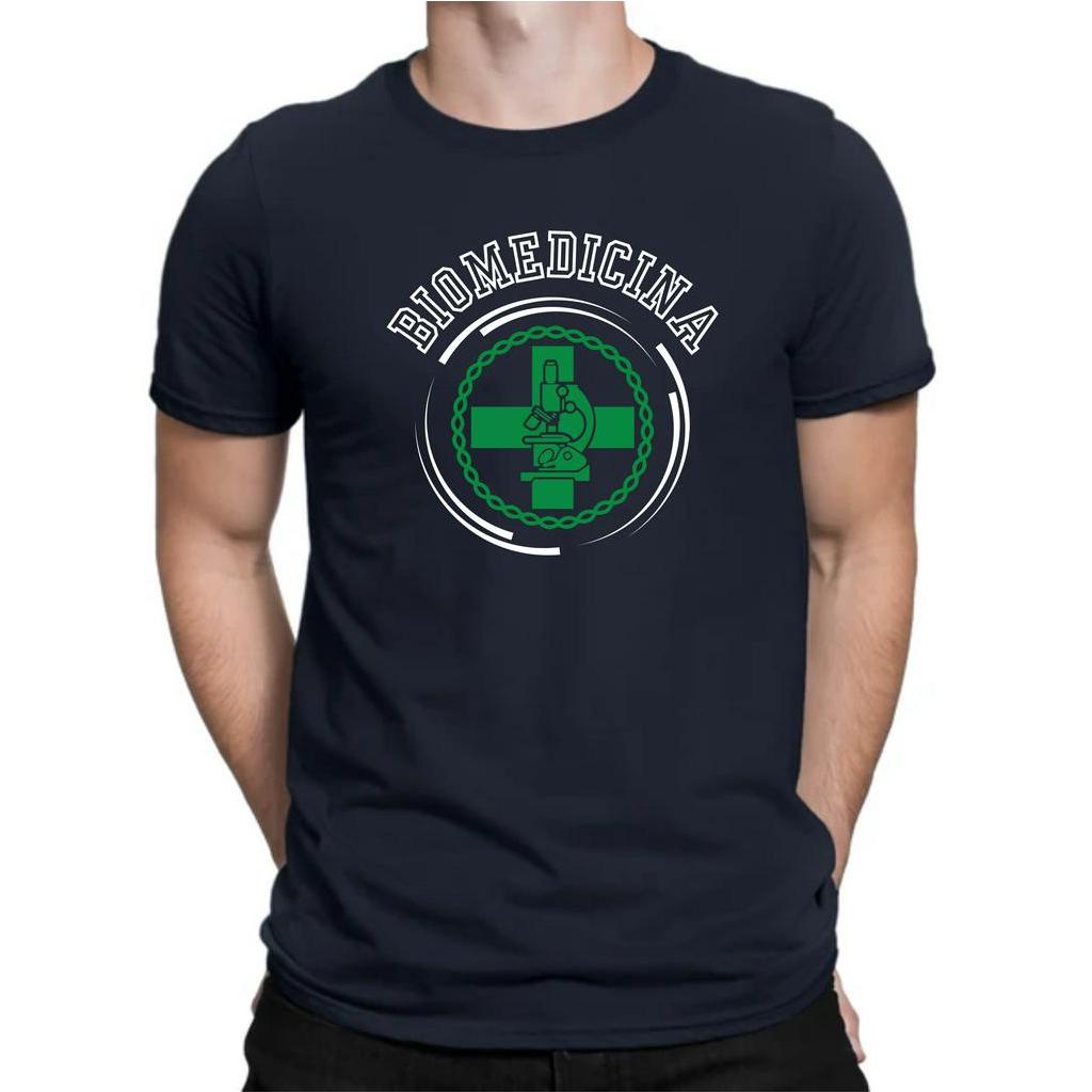 Camisa Camiseta Masculina Exclusivas para Estudantes de Biomedicina Mostre seu Orgulho