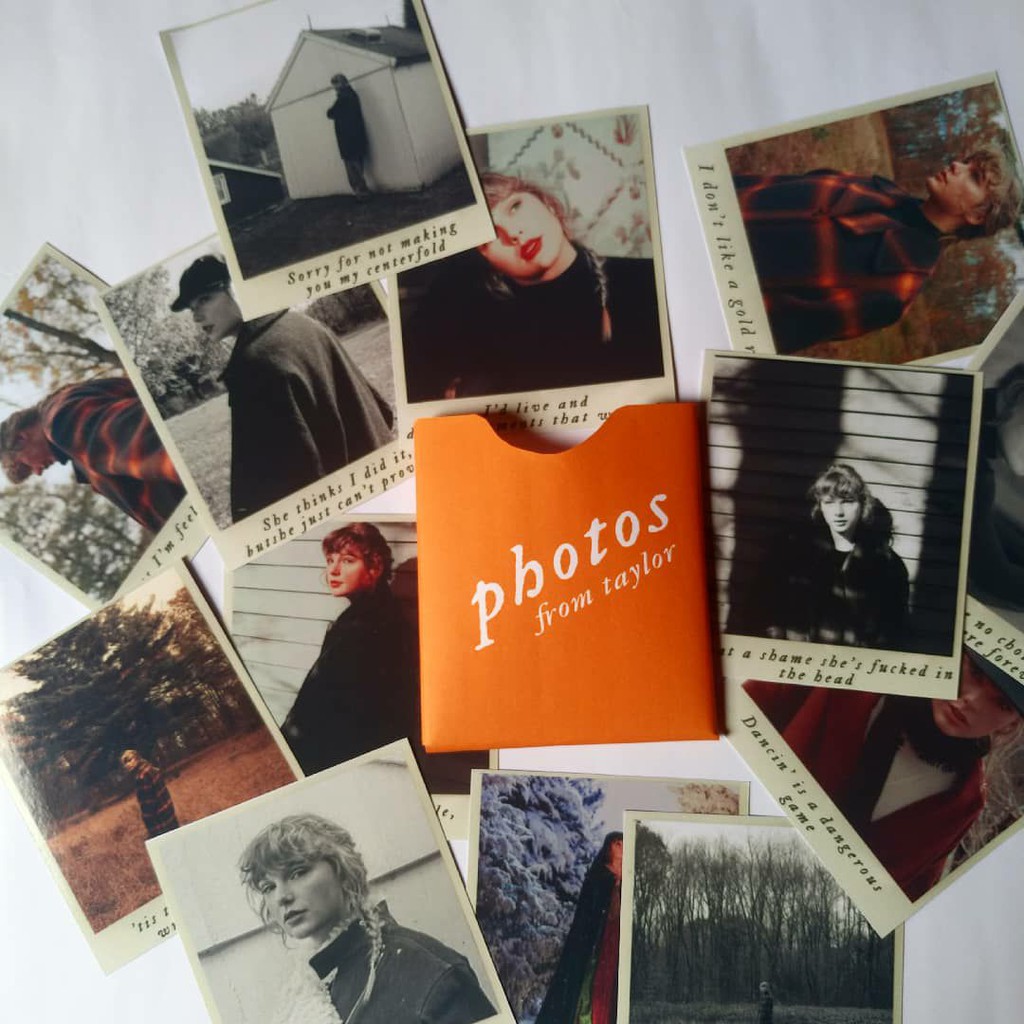 Polaroids Taylor Swift - Evermore + Envelope | Shopee Brasil