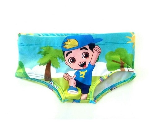 Sunga Infantil Menino Luccas Neto Praia Verão Piscina Uv 30