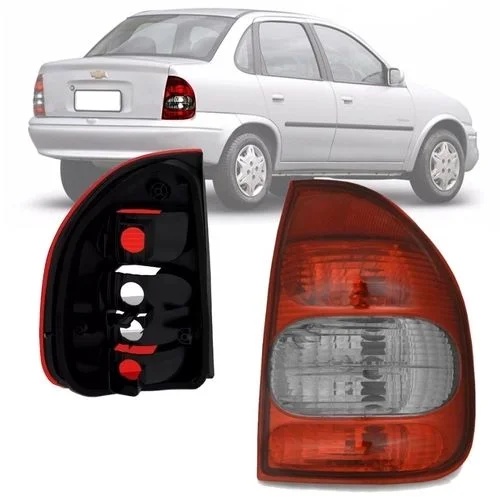 Lanterna Traseira Corsa Sedan 2000/2010 Fumê - LADO DIREITO