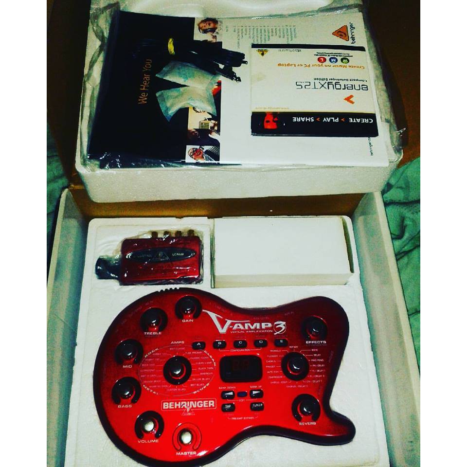 Pedaleira Guitarra Behringer V Amp 3 Shopee Brasil