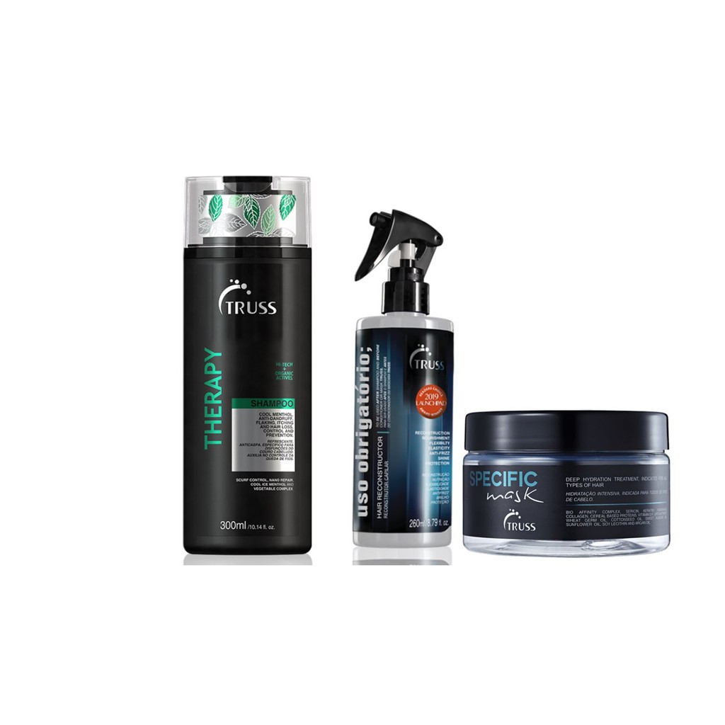 Truss Therapy Shampoo e Máscara Specific e Uso Obrigatório