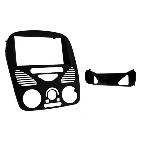 Moldura 2 Din Palio G2, Siena Fire, Strada 1.4 Fire c/ Ar 02/14 - Fiamon - Preto Fosco em Oferta na Shopee