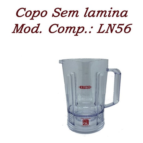 Copo Liquidificador Arno Power Max 1400 Ln56 3,1l Original
