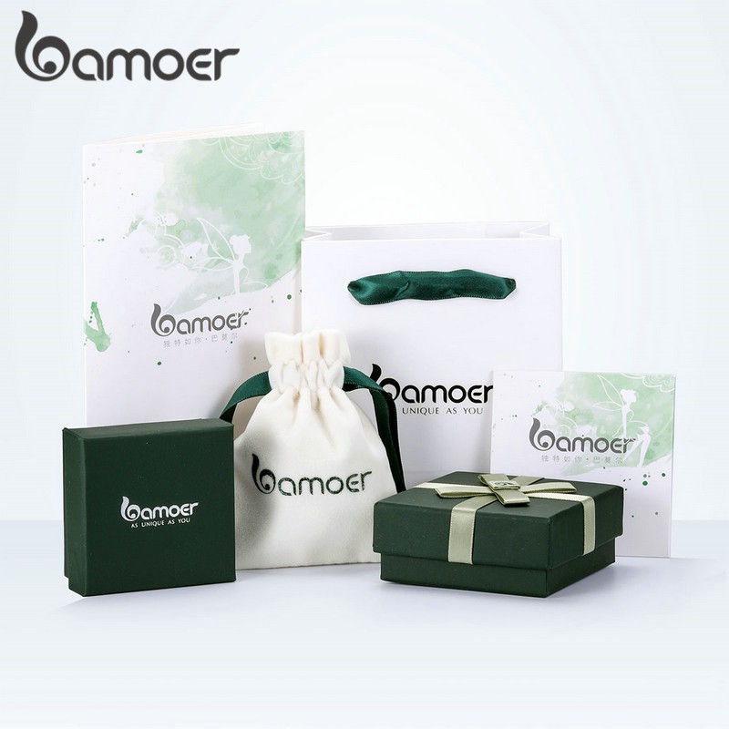 Bolsa De Veludo Bamoer , Caixa De Joias , Pano Prateado E Para Presente Pacote Original em Oferta na Shopee